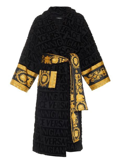 mens versace robe cheap|versace dressing gowns for men.